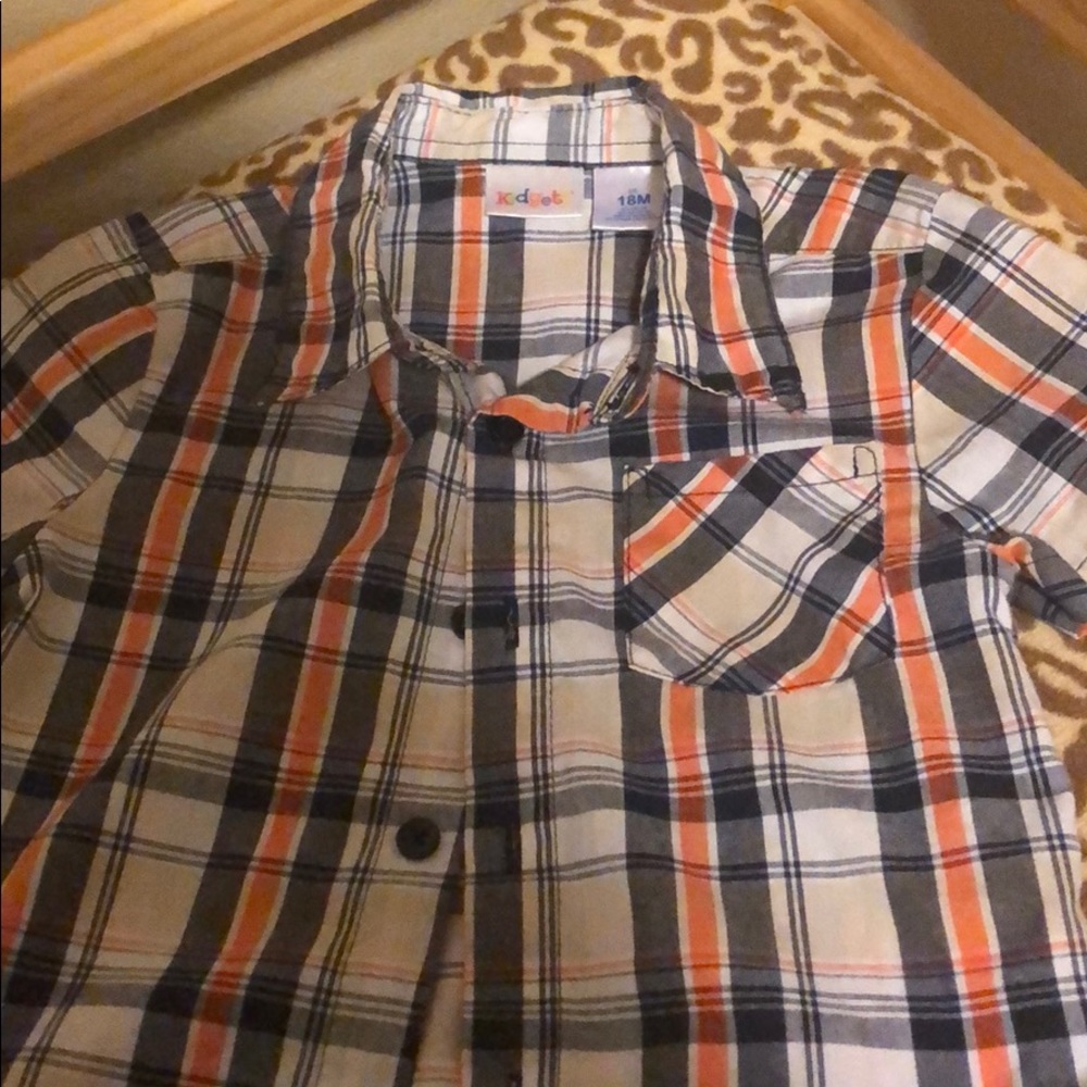 Plaid dress shirt